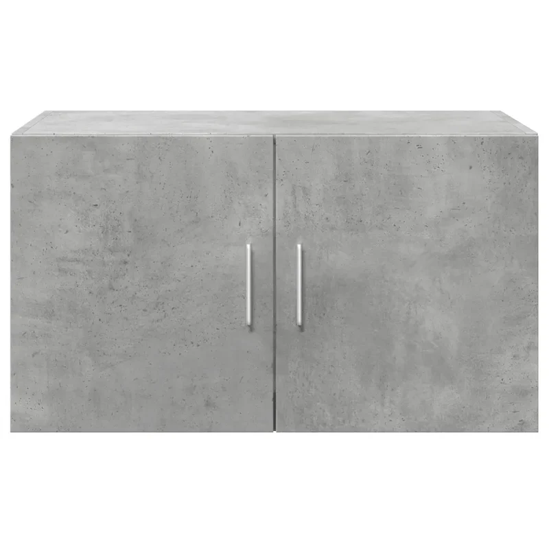 Armoire murale grise design moderne gain de place 70 x 42,5 x 40 cm en bois d'ingénierie gris béton 02_0049500