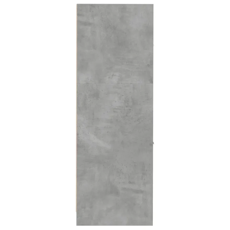 Armoire d'apothicaire multifonctionnelle 30 x 41 x 118 cm finition épurée bureau entrée en bois d'ingénierie gris béton 02_0050613