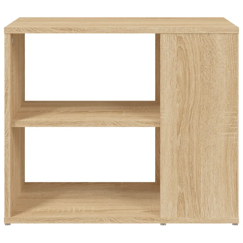 Armoire latérale moderne pratique 60 x 30 x 50 cm rangement idéal salon en bois d'ingénierie chêne sonoma 02_0047878