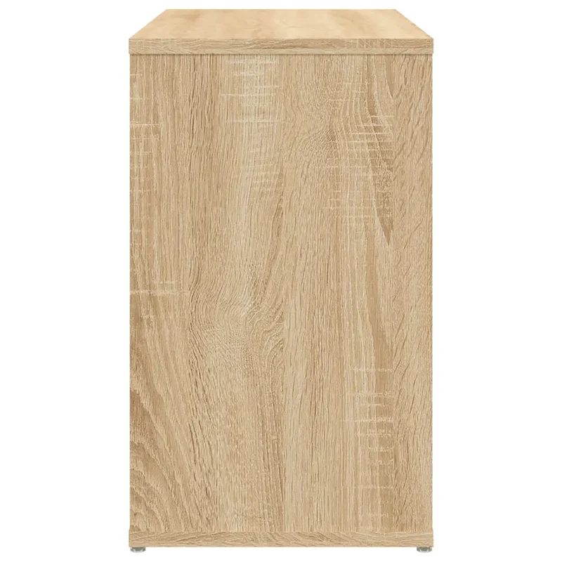 Armoire latérale moderne pratique 60 x 30 x 50 cm rangement idéal salon en bois d'ingénierie chêne sonoma 02_0047878