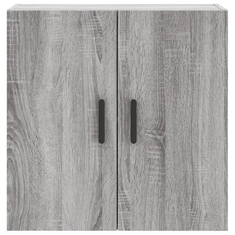 Armoire murale moderne rangement pratique décoratif 60 x 31 x 60 cm en bois d'ingénierie gris 02_0048813