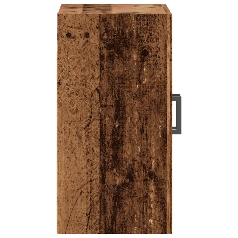 Armoire murale flottante rangement pratique 60 x 31 x 60 cm en bois d'ingénierie vieux bois 02_0051136