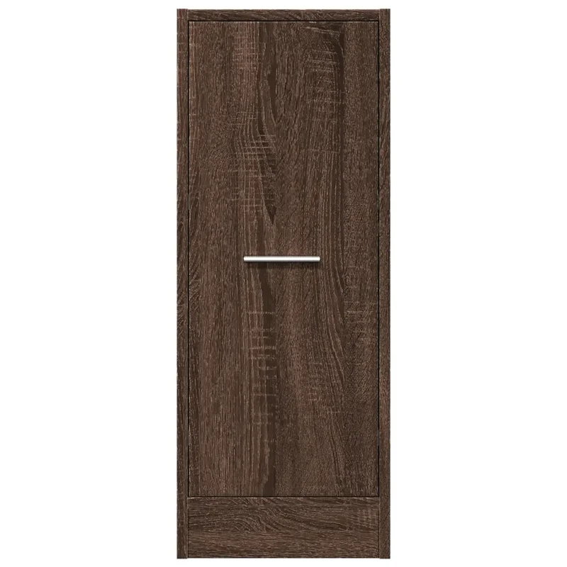 Armoire apothicaire multifonctionnelle 30 x 41 x 77 cm grand espace de rangement style classique en bois d'ingénierie marron 02_0050607