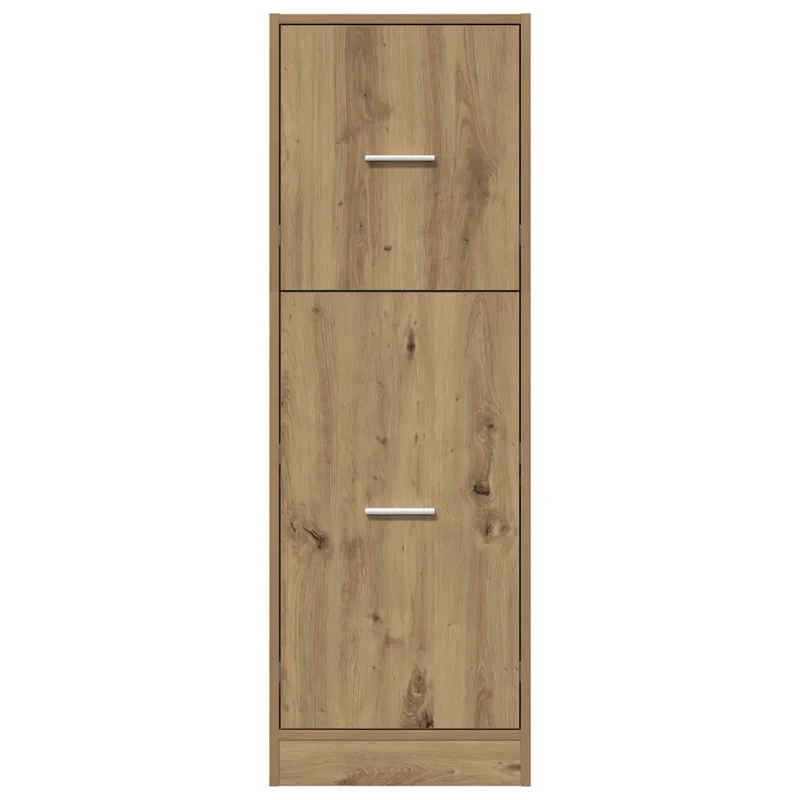 Armoire d'apothicaire multifonctionnelle rangement cuisine 40 x 41 x 118 cm en bois d'ingénierie chêne artisanal 02_0050645