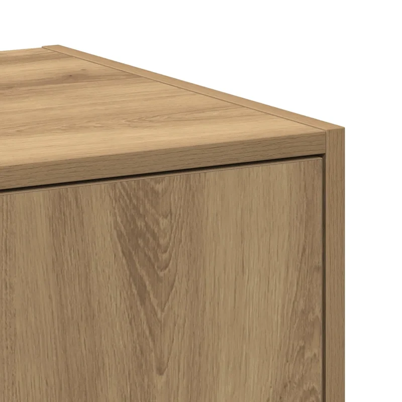 Armoire d'apothicaire multifonctionnelle rangement cuisine 40 x 41 x 118 cm en bois d'ingénierie chêne artisanal 02_0050645