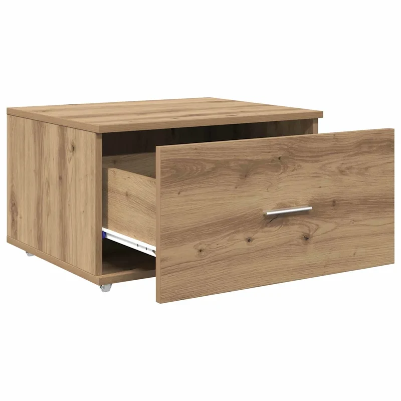 Armoire à tiroirs moderne pratique salon bureau 55 x 45 x 31 cm en bois d'ingénierie chêne artisanal 02_0052200