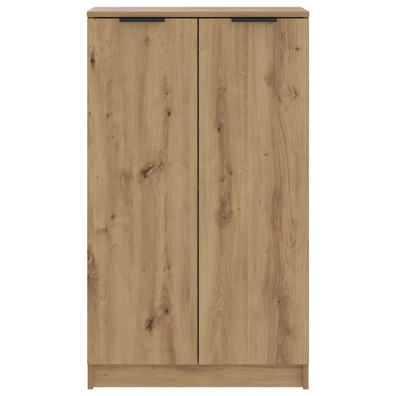 Armoire à chaussures rangement organisé 59 x 35 x 100 cm en bois d'ingénierie chêne artisanal 02_0050995