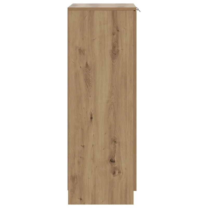 Armoire à chaussures rangement organisé 59 x 35 x 100 cm en bois d'ingénierie chêne artisanal 02_0050995
