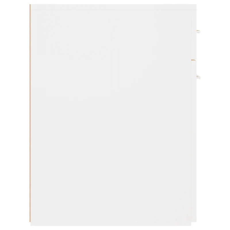 Armoire d'apothicaire rangement blanc 20 x 45,5 x 60 cm solide design contemporain en bois blanc 02_0047785