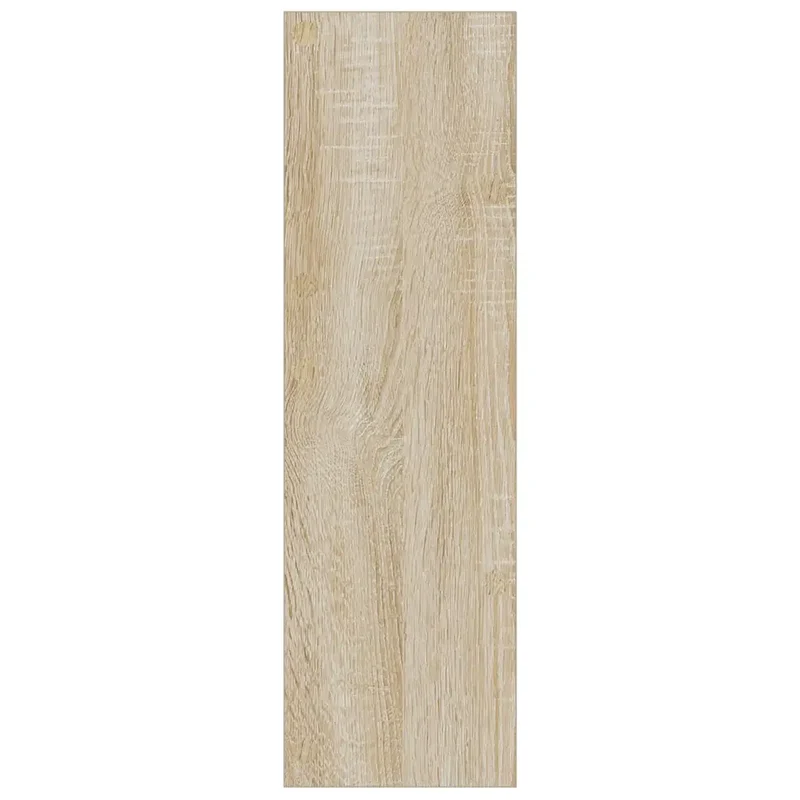 Armoire à chaussures murale moderne 60 x 18 x 60 cm rangement pratique 2 étagères en aggloméré chêne sonoma 02_0047887