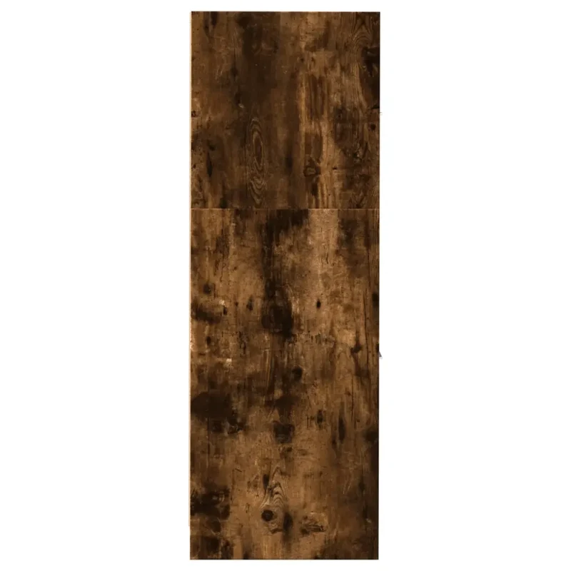 Armoire d'apothicaire multifonctionnelle rangement 30 x 41 x 118 cm en bois d'ingénierie chêne fumé 02_0050614