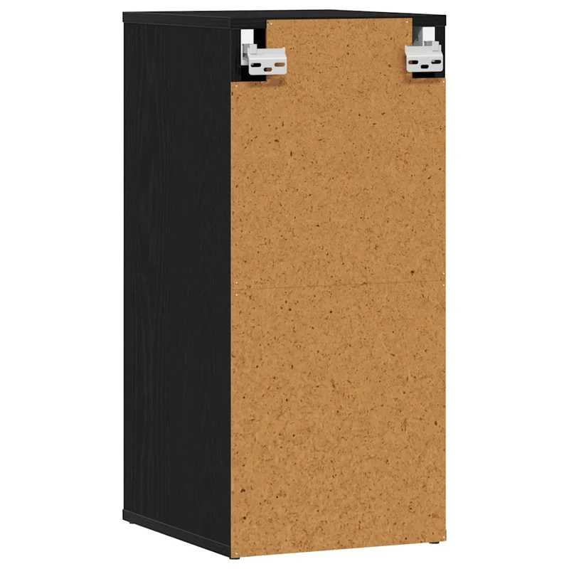 Lot de 2 armoires à chaussures pratique 32 x 35 x 70 cm rangement flexible décoration en bois d'ingénierie noir 02_0051803